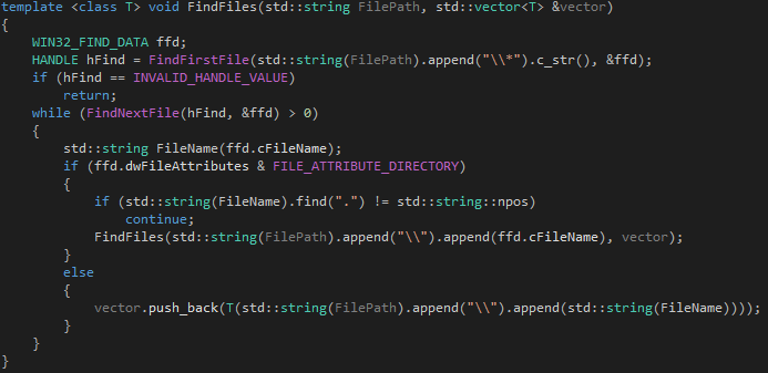 Recursive function